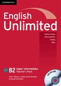 Obrazek English Unlimited Upper Intermediate Teacher's pack + DVD