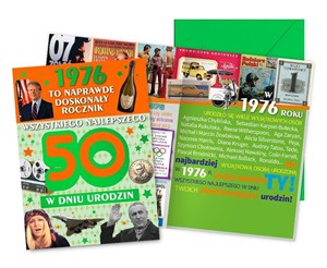 Obrazek Karnet Urodziny 50