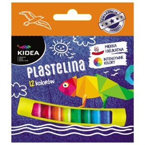 Obrazek Plastelina Kidea mała 12 kolorów
