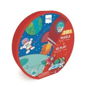 Picture of Puzzle 2w1 2D i 3D scenografia Kosmos