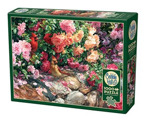 Obrazek Puzzle 1000 Kwiaty i Ptaki 112626