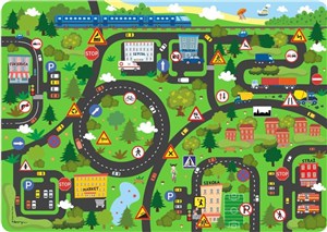 Picture of Podkładka na biurko - Znaki drogowe