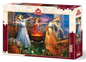 Obrazek Puzzle 2000 Ognisty taniec