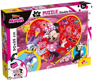 Obrazek Puzzle dwustronne Minnie 24