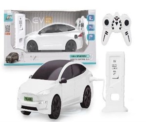 Obrazek Auto RC ze stacją do ładowania białe