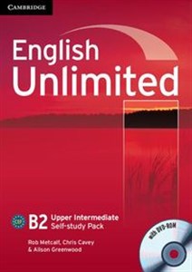 Obrazek English Unlimited Upper Intermediate Self-study pack Workbook + DVD