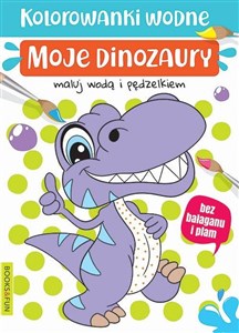 Obrazek Moje dinozaury. Kolorowanki wodne