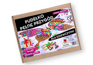 Obrazek Pudełko pełne przygód dla dziewczynki Super zestaw 3-7 lat