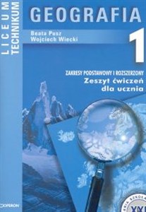 Picture of Geografia 1 Zeszyt ćwiczeń Liceum technikum Zakres podstawowy i rozszerzony
