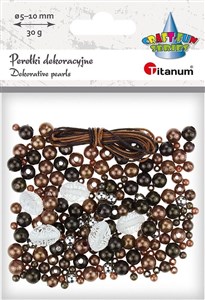 Obrazek Zestaw do zrobienia biżuterii koraliki plastikowe