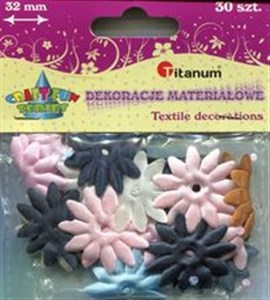 Picture of Dekoracje materiałowe kwiatki 30 sztuk