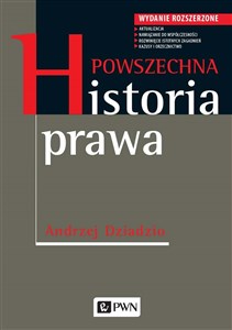 Picture of Powszechna historia prawa Wydanie rozszerzone