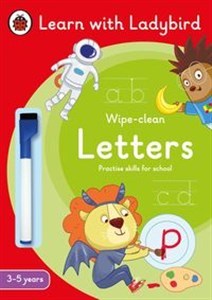 Obrazek Letters: A Learn with Ladybird Wipe-Clean Activity Book 3-5 years