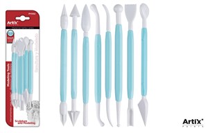 Picture of Narzędzia do rzeźbienia plastikowe dwustronne 8 sztuk