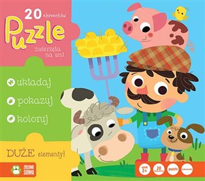 Obrazek Puzzle 20 elementów Zwierzęta na wsi
