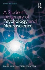 Picture of A Student's Dictionary of Psychology and Neuroscience