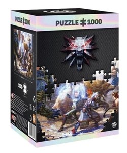 Picture of Puzzle 1000 Wiedźmin: Geralt & Triss in Battle