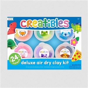 Obrazek Lekkolina Creatibles Air Dry Clay Kit 24 kolory
