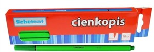 Picture of Cienkopis 0,4mm jasny zielony (10szt)