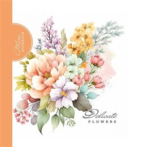 Picture of Notatnik ozdobny 100x100/48K kratka Bukiet pomarań