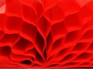 Picture of Bibuła przestrzenna czerwona 23x33cm