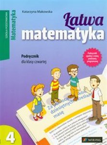 Obrazek Łatwa matematyka 4 Podręcznik Szkoła podstawowa