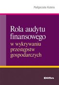 Rola audyt... - Małgorzata Kutera -  Polish Bookstore 