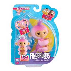 Obrazek Małpka Fingerlings Harmony różowa