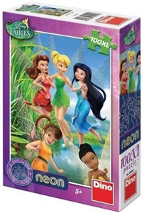 Obrazek Puzzle 100 XL Neon Wróżki DINO