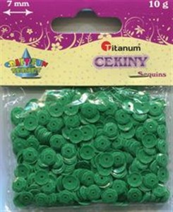 Obrazek Cekiny zielone 7mm 10g