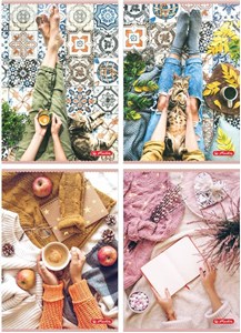 Obrazek Zeszyt A4/60K kratka Flat Lay (5szt)