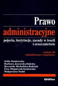 Picture of Prawo administracyjne Pojęcia, instytucje, zasady w teorii i orzecznictwie