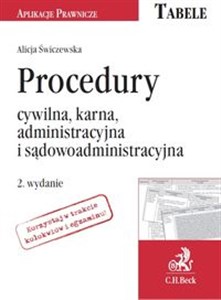 Picture of Procedury: cywilna, karna, administracyjna i sądowoadministracyjna