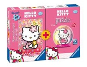 Obrazek Puzzle Hello Kitty 100 + Puzzle 3D 54