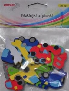 Picture of Naklejki z pianki auta 16szt