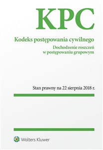 Picture of Kodeks postępowania cywilnego Dochodzenie roszczeń w postępowaniu grupowym