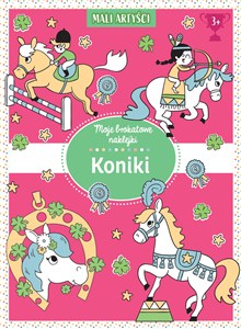 Obrazek Moje brokatowe naklejki. Koniki