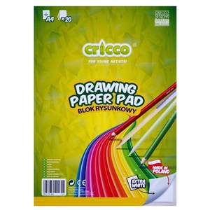 Picture of Blok rysunkowy A4/20K biały CRICCO