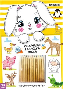 Obrazek Rysowanki zajączka Kicka