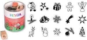 Picture of Zestaw stempli drewnianych Boże narodzenie