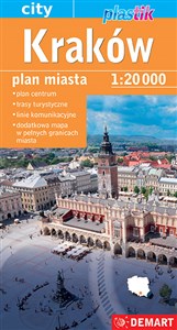 Picture of Kraków plan miasta 1:20 000 mapa samochodowa plastik