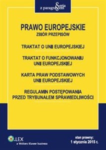 Picture of Prawo Europejskie Zbiór przepisów