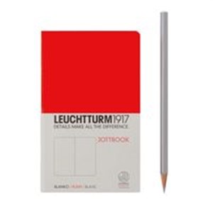 Obrazek Notatnik Pocket Leuchtturm1917 gładki czerwony 343073 343073