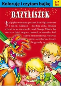 Obrazek Koloruję i czytam bajkę Bazyliszek