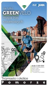 Obrazek Pomorze Trójmiasto i okolice mapa tras rowerowych