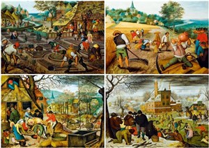 Picture of Puzzle Cztery pory roku, Bruegel 1000