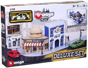 Picture of Bburago City Deluxe Set Policja 1:43 BBURAGO