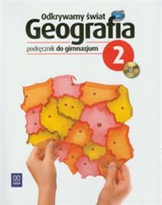 Obrazek Odkrywamy świat 2 Geografia Podręcznik z płytą CD Gimnazjum