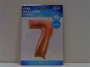 Picture of Balon foliowy B&C 7 różowo-złoty 92cm