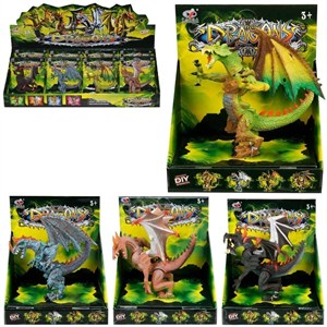 Picture of Figurka smok gumowy MIX